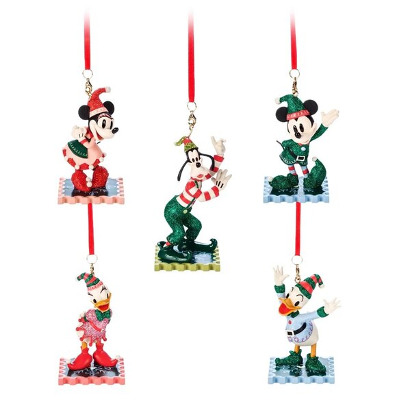 Disney Parks Exclusive Mickey & Friends Ornament Set – Holiday 2025 – NWT - Picture 2 of 5